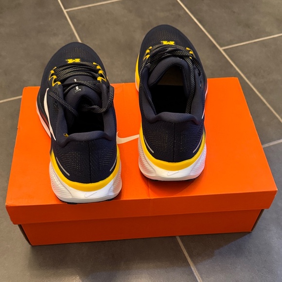 NWT! Men’s size 10.5 Nike Zoom Pegasus 41 Michigan - Picture 3 of 8